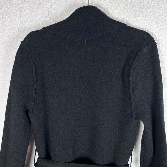 Cuyana Womens Sz S Wool Cashmere Tie Sweater Coat - Picture 6 of 10